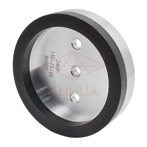 ANHUA — roue en résine noire pour machine à <span class=keywords><strong>double</strong></span> tranchant, pour fond en aluminium, nouvelle collection - Product Image 2