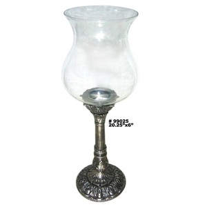 Portavelas de alta calidad decorativo de metal de aluminio para decoración del hogar, portavelas de diseño moderno con acabado pulido - Product Image 1