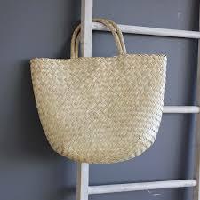 กระเป๋าถือหญ้าทะเลทำด้วยมือสำหรับเด็กผู้หญิง - Product Image 3