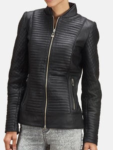 Nouvelle arrivée, veste d'hiver pour femme en cuir de mouton véritable, imperméable, séchage rapide, design unique, boutons - Product Image 4