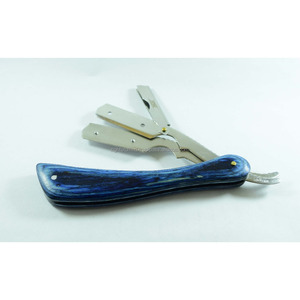 Maquinilla de afeitar de garganta, afeitadora recta de acero al carbono para peluquero, afeitadora de seguridad alemana, cuchillas de garganta - Product Image 2