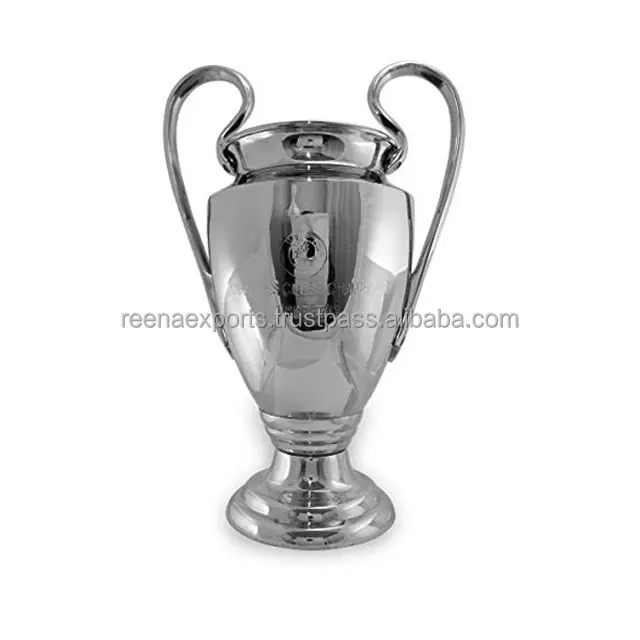 Kuningan Berlapis Nikel Perak Piala Trophy ~ Sepak Bola Penghargaan Piala Trophy ~ Piala Piala Logam