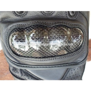Équipement de moto Matériau cuir Gants de course de moto respirants Noir Imperméable Logo personnalisé Temps extérieur - Product Image 6