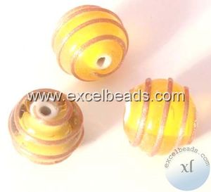 BEADS-Cuentas de vidrio de lujo en forma de remolino en azul, negro, blanco, fabricación de joyas, decoración, Material de cristal, patrón Rondelle, cuentas sueltas - Product Image 3