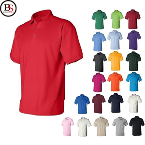 Camiseta deportiva de alta calidad para hombre, Polo 100% algodón con logotipo bordado personalizado, venta al por mayor, 2001 - Product Image 6