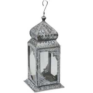 Hogar y decoración de Navidad puerta nuevo diseño filigrana vela linterna con vidrio - Product Image 2