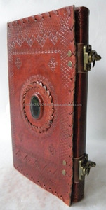 Diario grande Vintage hecho a mano de alta calidad, cuaderno de cuero genuino suave con Diario de regalo de cuero puro de tapa dura - Product Image 4