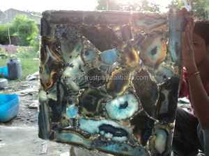 Carreaux de cristaux d'améthyste de luxe Dalles de pierres précieuses Matériau en pierre naturelle pour carreaux de table et de sol - Product Image 6