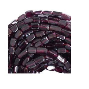High quality Rectangle Beads <b>garnet</b> crystal bead crystal women necklace jewellery square gemstone bead Jewelry Making suppler - Product Image 1