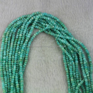 Amazonite Polish 3.5-4.5มม.,เครื่องประดับอัญมณีลูกปัดคริสตัลสร้อยคอเครื่องประดับแฟชั่นคริสตัลหินบำบัดลูกปัด - Product Image 1