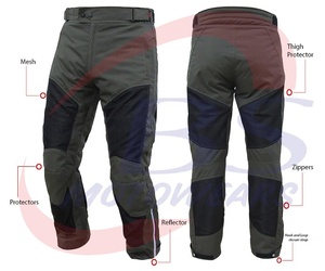 Pantalon de course Cordura coupe-vent respirant de haute qualité pour les motocyclistes adultes vêtements de sport en Nylon de protection grande taille XL - Product Image 1
