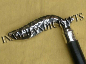 Wooden <b>Walking</b> <b>Sticks</b> with Brass Derby Handle/ Elderly <b>Walking</b> <b>Sticks</b> /Wooden <b>Walking</b> Canes with Brass Derby Handle - Product Image 2