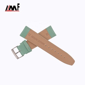 Latest Design Green Trendy Pretty Classic Calf Grain Leather <b>Watch</b> <b>Strap</b> Stainless Steel Buckle 4mm Thickness Multi Size Band - Product Image 5