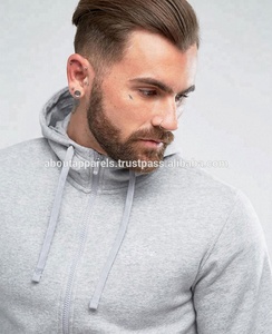 Servicio OEM, Sudaderas con Capucha Bordadas de Invierno, 100% Algodón, con Cierre, Económicas, Blancas, Ecológicas para Promoción - Product Image 3