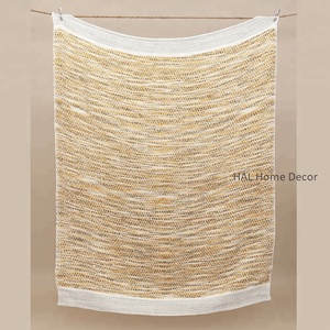 Decorative Sofa Blanket Cotton <b>Throw</b> Blanket Suppliers in India, Wholesale Custom <b>Indian</b> Handmade Acrylic <b>Throw</b> Blanket - Product Image 1