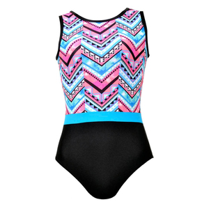 Leotardo de baile de ballet gimnástico personalizado para niñas con diseño de fitness con logotipo personalizado - Product Image 1