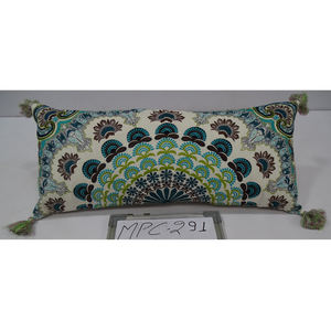 Fancy Custom 14x32 pulgadas Mandala Funda De Almohada decorativa Textiles para el hogar Impresión bordada de algodón para uso en hoteles - Product Image 5