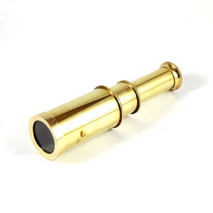 Détective nautique Spyglass Telescope 5 \ "en alliage de laiton avec poignée en cuir noir Boîte en bois Thème Pirate Cadeaux de Pâques de Noël - Product Image 2