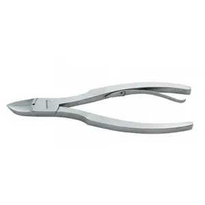 Genel amaçlı kare kolu içbükey Nippers 13.5cm Podiatry Chiropody aletleri manikür pedikür tırnak makası