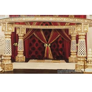 Gujarati mariage Grand Mandap en bois mariage exclusif Look prestigieux Mandap mariage en bois sculpté Dhanush Mandap - Product Image 2