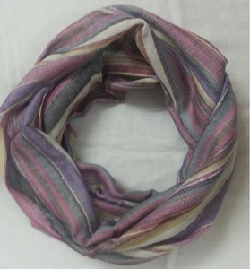 Infinity Multi-Stripes Plain Scarf Ajout à votre écharpe Hat Glove Sets - Product Image 2