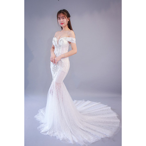 ชุดเพื่อนเจ้าสาวแฟชั่นชุดแต่งงานนางเงือก - Product Image 1