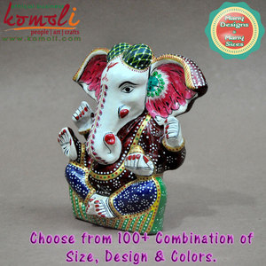 Statue du dieu thaï, Meenakari, petit mu bouddhiste, gan120 - Product Image 2