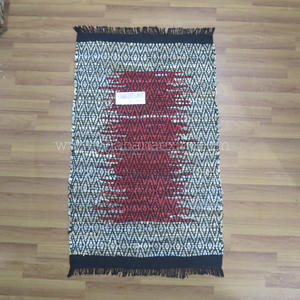 Alfombras de cuero de estilo nórdico ecológicas para decoración de hotel, alfombra plana antideslizante hecha a mano para sala de estar, alfombra para interiores - Product Image 6