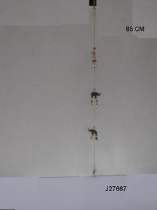 Carillons éoliens en laiton poli, lune et étoile, décoration de maison, articles d'art en métal - Product Image 4