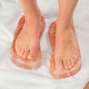 Bloc de sel de l'Himalaya Sian Enterprises pour le bain de pieds Feng Shui, technique polie pour éliminer les toxines et les impuretés, purifie votre corps - Product Image 6
