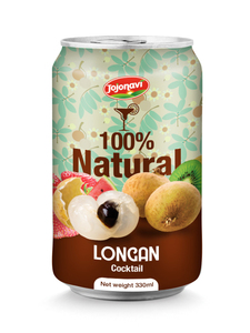 Longan Juice Venta al por mayor 330ml Longan Juice Natural Sabor enlatado OEM y ODM por Vietnam Fabricante de bebidas Halal Certificatio - Product Image 4
