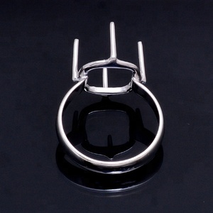 Precioso Engaste de Prong 925 Anillo de Plata Esterlina Hallazgo Joyería Mayorista Fabricación POR CASA DE PLATA. - Product Image 3