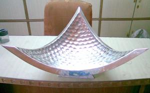 Ensaladera de fruta redonda ecológica TVAKM marca CIQ vajilla de aluminio esmaltada certificada con almacenamiento para bodas - Product Image 4