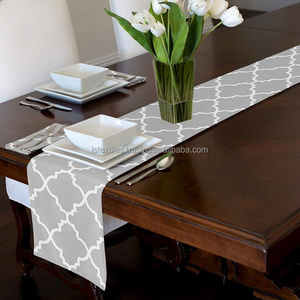 Camino de mesa en forma de rectángulo Lineno para mesas redondas - Product Image 6