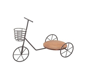 Soporte para maceta de flores, para balcón, sala de estar, plantas de interior y exterior, triciclo con recubrimiento de polvo, soporte de Metal - Product Image 1