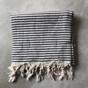 ผ้าขนหนูเช็ดหน้าผ้าฝ้าย100% ผ้าแจ็คการ์ดลายทางย้อมเส้นด้ายสองด้านแบบใช้แล้วทิ้งสำหรับอาบน้ำโรงแรมริมชายหาด - Product Image 3