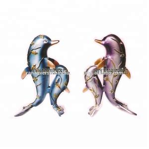 Figurines dolphin en Aluminium à double tons, pour la maison et le lit, le salon, le Restaurant et l'hôtel, 4 pièces - Product Image 1