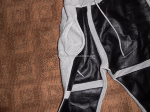 กางเกงจ็อกเกอร์ลำลองเอวสูงผู้ชายแบบสั่งทำปี 2018 ผ้าฝ้ายถักนิตติ้ง 100% กางเกงวอร์มผ้าฟลีซ เอวยางยืด มีแบบ INS-OEM สำหรับฤดูหนาว - Product Image 5