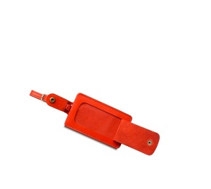 Etiquetas de equipaje de vuelo de aerolínea de cuero PU inicial grande, piezas y accesorios de bolsa especiales para etiqueta de identificación de viaje - Product Image 1