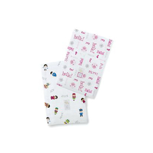 Wholesale Custom Logo Cotton Muslin Burp Cloths - Product Image 1