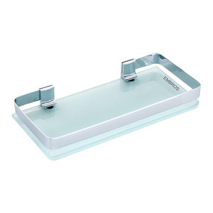 Estante de Esquina de Vidrio de Acero Inoxidable - Product Image 1