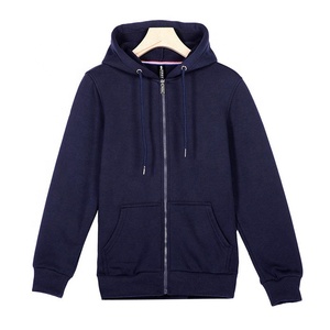 Vente en gros de sweats à capuche personnalisés avec fermeture éclair sweat à capuche personnalisé surdimensionné avec poches 100% coton tissu hommes sweats à capuche - Product Image 3