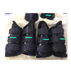 Botas de Tela Premium con Brillantina de Alta Calidad, Equipo de Protección Duradero para las Patas de Caballos para Deportes Ecuestres - Product Image 1