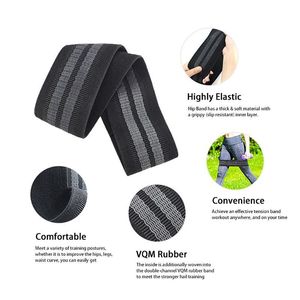 Bruxelles Sport Workout Fitness Élastique Hanche Cercle Résistance Bandes Non Slip Élastique Boucle Personnalisé Coloré Heavy Duty hanche bandes - Product Image 4