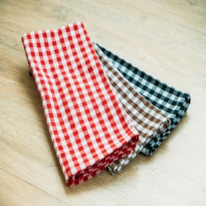 Serviette de cuisine professionnelle en coton bio tissé rayé, écologique, séchage rapide, super absorbante, haute qualité, prix usine, exportateur. - Product Image 2