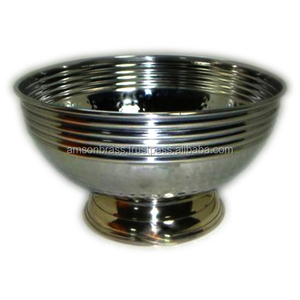 Table à manger en métal Bol de service Vaisselle standard Bol en métal Design pointillé - Product Image 6