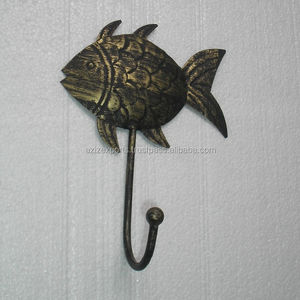 ตะขอเหล็กตกแต่งผนังรูปปลา - Product Image 1