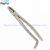 Pince à molaire universelle à quatre racines 19'' en acier inoxydable finition mate, instrument vétérinaire pour l'extraction des dents de cheval Sigal Medco