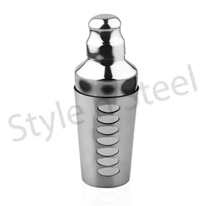 Vente en gros de shaker à cocktail en acier inoxydable de 750 ml mélangeur de boissons en métal et shaker à queue simulée shaker à protéines - Product Image 1