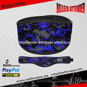 Private Label 6\" Gym Fitness Neoprene <b>Weight</b> Lifting <b>Belt</b> Breathable Breathable Waist <b>Training</b> with Back Support - Product Image 3